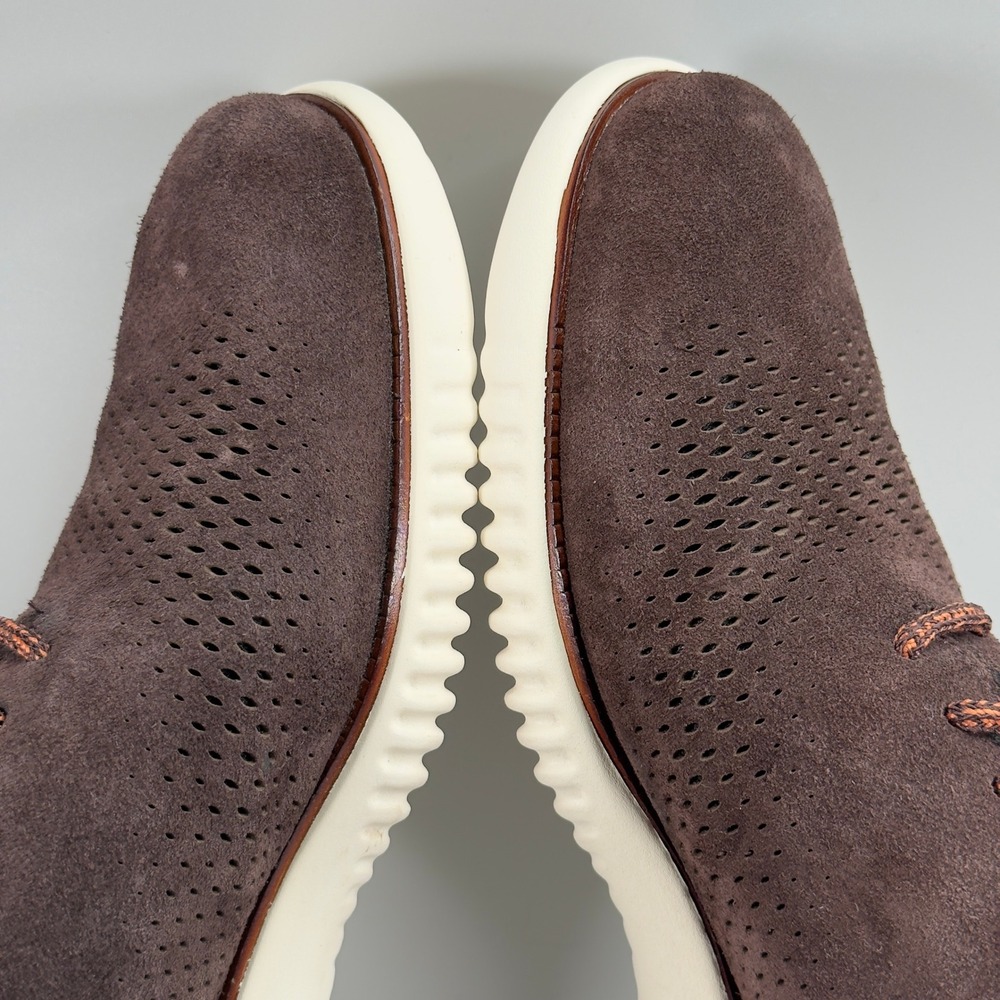 Cole‎ Haan 2.ZeroGrand Perforated Laser Wing Oxford Mens 8.5 8 1/2 M Suede Lace - Picture 10 of 16